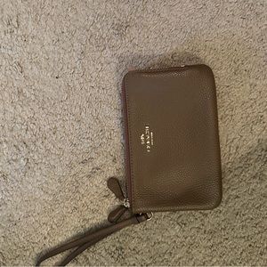 Coach Double Zipper Wristlet